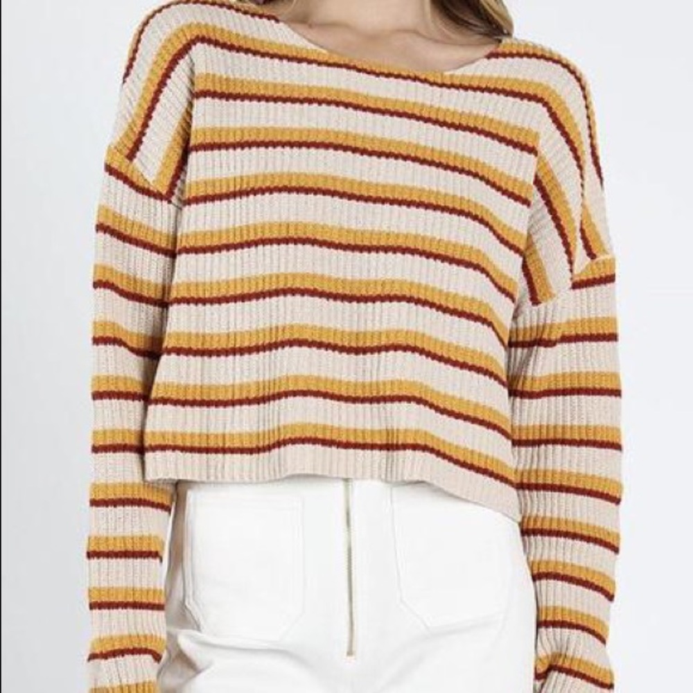 NWT Wild Honey Striped sweater